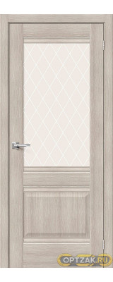 ДП ЭКО Прима-3 Cappuccino Melinga White Сrystal 200*60