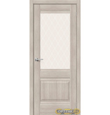 ДП ЭКО Прима-3 Cappuccino Melinga White Сrystal 200*60