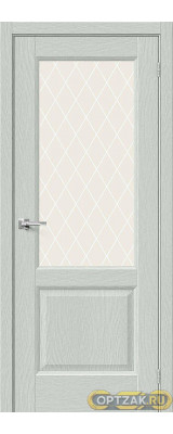 ДП ЭКО Неоклассик-33 Grey Wood White Сrystal 200*60