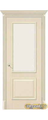 Дверь ЭКО Классико-13 Ivory White Crystal 200*60