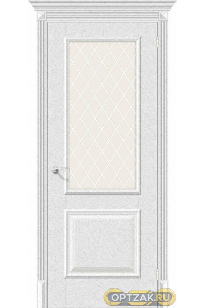 Дверь ЭКО Классико-13 Virgin White Crystal 200*60