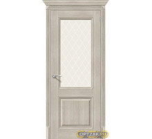 Дверь ЭКО Классико-33 Cappuccino Veralinga White Crystal 200*60