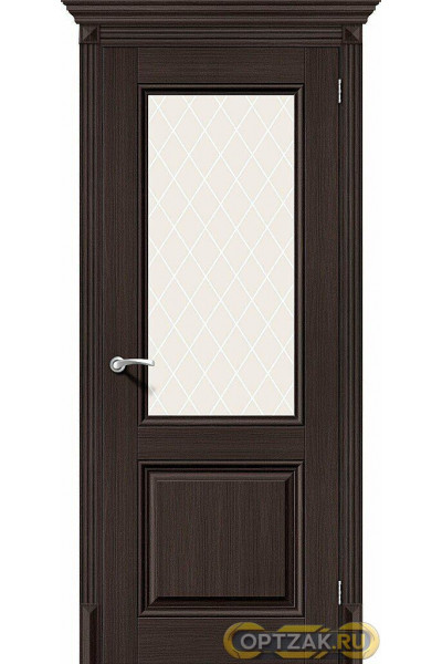 Дверь ЭКО Классико-33 Wenge Veralinga White Crystal 200*60