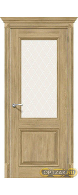 Дверь ЭКО Классико-33 Organic Oak White Crystal 200*60