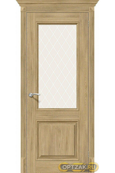 Дверь ЭКО Классико-33 Organic Oak White Crystal 200*60