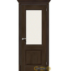 Дверь ЭКО Классико-33 Dark Oak White Crystal 200*60