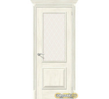 Дверь Классико-13 / Цвет Nordic Oak / Стекло White Сrystal / Двери Браво