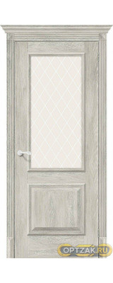 Дверь ЭКО Классико-13 Chalet Provence White Crystal 200*60