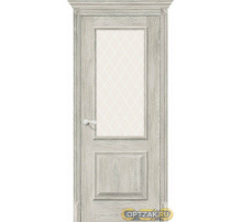 Дверь ЭКО Классико-13 Chalet Provence White Crystal 200*60