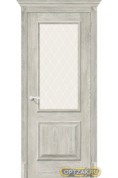 Дверь ЭКО Классико-13 Chalet Provence White Crystal 200*60