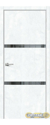 ДП ЭКО Браво-2.55 Snow Art Mirox Grey 200*60