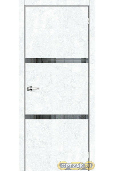 ДП ЭКО Браво-2.55 Snow Art Mirox Grey 200*60