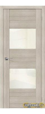 Дверь ЭКО VG2 Cappuccino Veralinga White Pearl 200*60