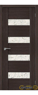 Дверь ЭКО VM4 Wenge Veralinga Silver Art 200*60
