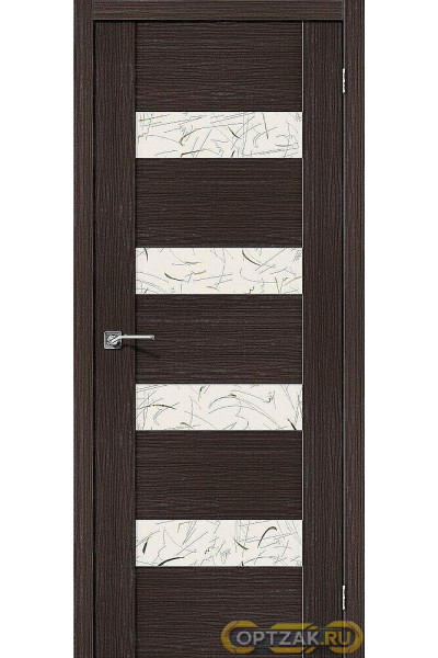 Дверь ЭКО VM4 Wenge Veralinga Silver Art 200*60