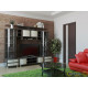 Дверь ЭКО Порта-51 Wenge Crosscut Silver Art 200*60
