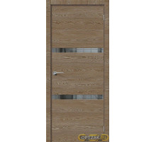 Дверь Порта-55 4AF / Цвет East Skyline / Стекло Mirox Grey / Двери Браво