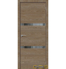 Дверь Порта-55 4AF / Цвет East Skyline / Стекло Mirox Grey / Двери Браво