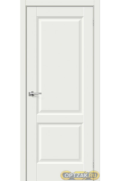 Дверь Неоклассик-32 / Цвет White Matt / Двери Браво