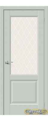 ДП ЭМА Неоклассик-33 Grey Matt White Сrystal 200*60