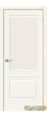 ДП ЭМА Прима-3 Alaska White Сrystal 200*60