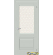 ДП ЭМА Прима-3 Grey Matt White Сrystal 200*60
