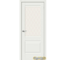 ДП ЭМА Прима-3 White Matt White Сrystal 200*60