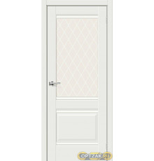 ДП ЭМА Прима-3 White Matt White Сrystal 200*60