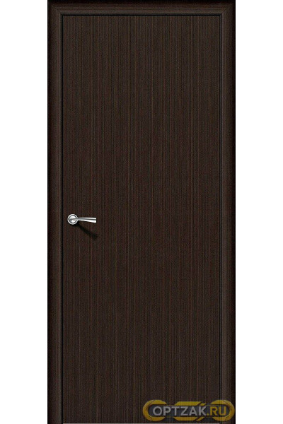 Дверь Гост-0 / Цвет Л-13 (Венге) / Двери Браво