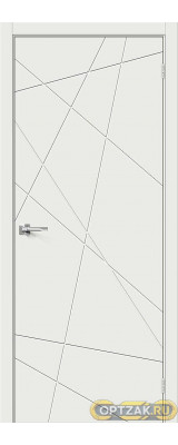 Дверь Граффити-5 / Цвет Super White / Двери Браво