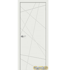 Дверь Граффити-5 / Цвет Super White / Двери Браво