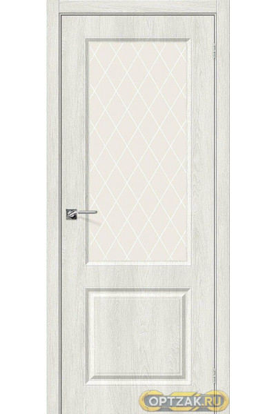 ДП ПВХ Скинни-13 Casablanca White Crystal 200*60