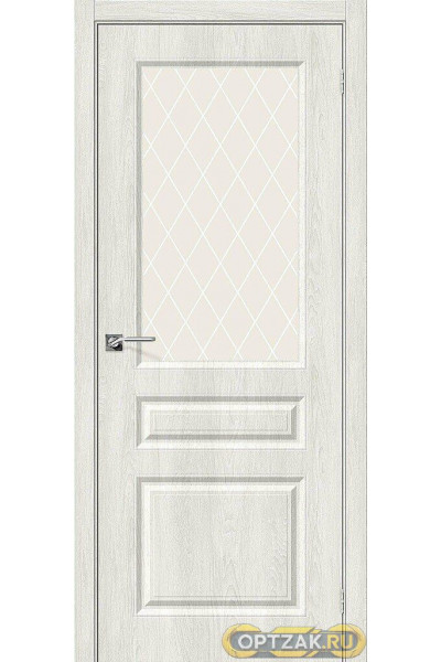 ДП ПВХ Скинни-15 Casablanca White Crystal 200*60