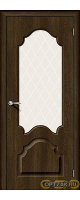ДП ПВХ Скинни-33 Dark Barnwood White Crystal 200*60