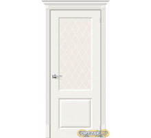 Дверь К Скинни-13 Whitey White Crystal 200*60