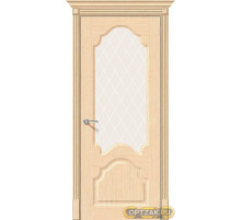 Дверь Ш Афина Ф-22 (БелДуб) ПО White Сrystal 200*60
