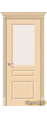 Дверь Ш Статус-15 Ф-22 (БелДуб) White Сrystal 200*60