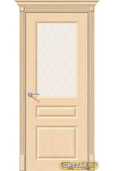Дверь Ш Статус-15 Ф-22 (БелДуб) White Сrystal 200*60