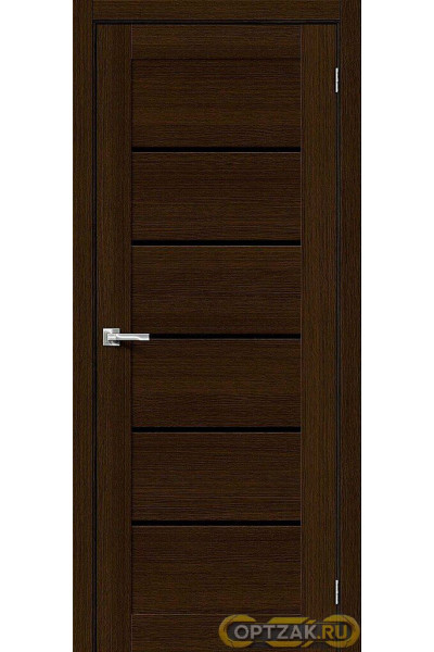 Дверь Ш Вуд Модерн-22 Golden Oak Black Star 200*60