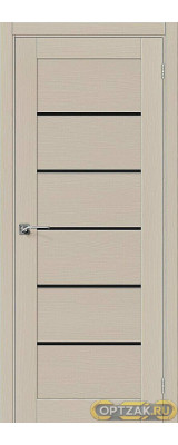 Дверь Ш Вуд Модерн-22 Latte Black Star 200*60