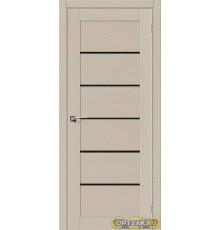 Дверь Ш Вуд Модерн-22 Latte Black Star 200*60