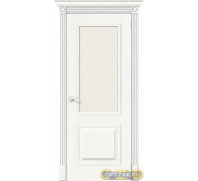 Дверь Ш Вуд Классик-13 Whitey White Crystal 200*60