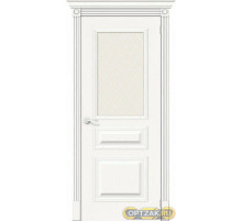 Дверь Ш Вуд Классик-15.1 Whitey White Crystal 200*70