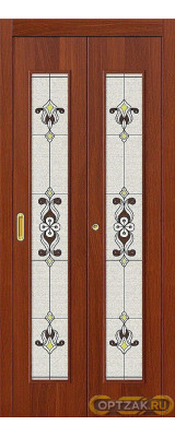 Дверь Л 23Х Л-11 (ИталОрех) ПО СТ-Худ. 200*35