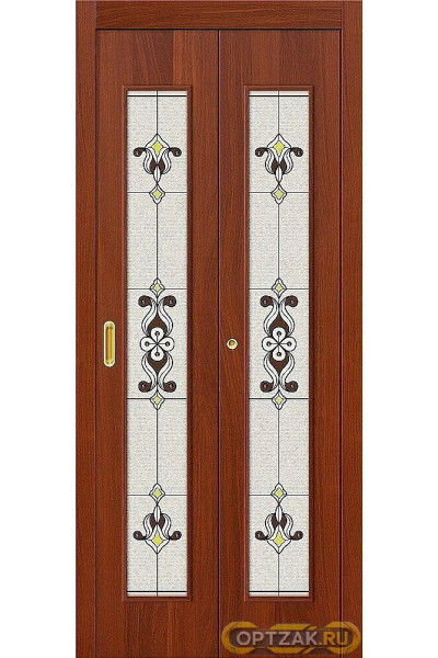 Дверь Л 23Х Л-11 (ИталОрех) ПО СТ-Худ. 200*35