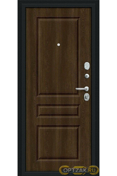 Входная дверь Пик Букле черное/Dark Barnwood / Двери Браво