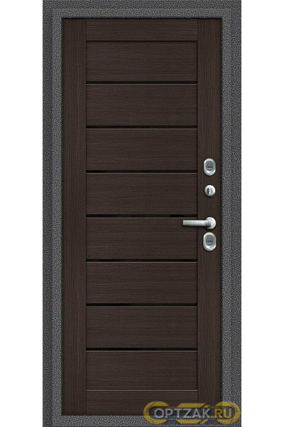 Входная дверь Bravo T 111.Б22 Антик Серебро/Wenge Veralinga / Двери Браво