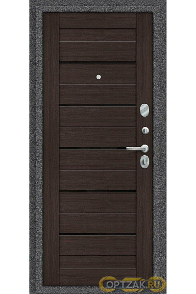 Входная дверь Porta S 104.П22 Антик Серебро/Wenge Veralinga / Двери Браво