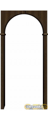 Aрка ПВХ Браво Dark Barnwood 230*70-150*40