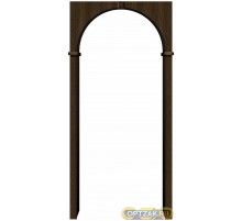 Aрка ПВХ Браво Dark Barnwood 230*70-150*40